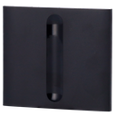 Panel táctil para interruptor de luz regulable - Compatible con AJ-LIGHTCORE-DIMMER-VERT - Retroiluminación LED - Panel táctil central sin contacto - Color negro - Ajax - LightSwitch CenterButton (Dimmer)Vertical