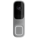 Doorbell 4 MP con IA integrada  - Detector PIR alcance hasta 4 m - Audio bidireccional con cancelación de ruido - Visión nocturna IR, alcance de hasta 6 m - Wi-Fi 2.4 GHz con respaldo de Jeweller/Wings - Color gris