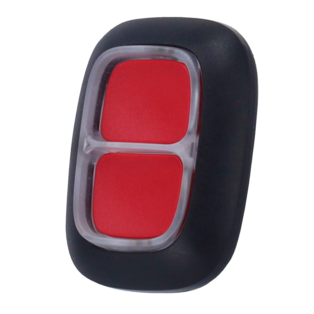 Double bouton de panique - Bidirectionnel - Sans fil 868 MHz Jeweller - Portée espace ouvert 1300 m - Pression sûre: double ou longue - Alimentation 1 pile CR2032 3.0 V