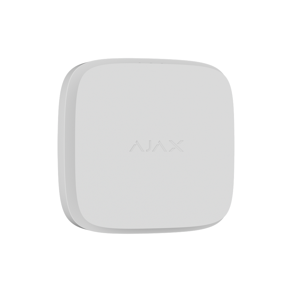 Détecteur thermovélocimétrique et de CO2 - Piles intégrées - Sans fil 868 MHz Jeweller - Sirène 85 dB intégréee - Certifié EN 50291