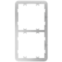 Cadre vertical pour deux dispositifs - Compatible avec AJ-SIDEBUTTON-...-VERT - AJ-SIDECOVER-...-VERT - Ajax - LightSwitch Vertical Frame (2 seats)
