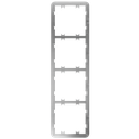 Cadre vertical pour quatre dispositifs - Compatible avec 2 x AJ-SIDEBUTTON-...-VERT - Compatible avec 2 x AJ-CENTERBUTTON-...-VERT - Ajax - LightSwitch Vertical Frame (4 seats)