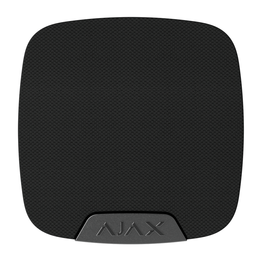 Sirène pour intèrieure - Ajax Superior - Alimentation 2 batteries CR123A 3.0 V Panasonic - Support avec vis de fixation - Sans fil 868 MHz Jeweller - Pression sonore maximale 105 dB / Son réglable - Certifié Grade 2