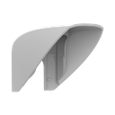 Visière pour détecteur extérieur - Compatible avec AJ-MOTIONCAMOUTDOOR-W - Compatible avec AJ-MOTIONCAMOUTDOOR-PHOD-W  - Convient pour une utilisation en extérieur - Couleur blanche