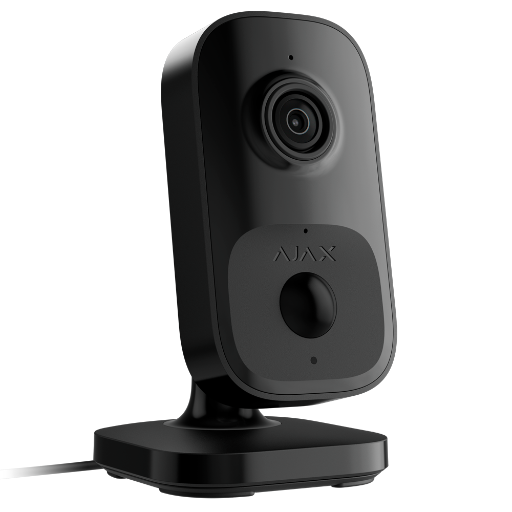 Cámara Cube IP 4 Mp - Detección de objetos por IA - IR 8 m / Detección PIR hasta 4 m - Audio bidireccional con cancelación de ruido - Wi-Fi 2.4 GHz con respaldo Jeweller/Wings - Color negro