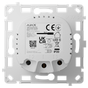 Interrupteur d'éclairage intelligent à gradation par relais - Sans fil 868 MHz Jeweller - Portée de communication jusqu'à 900 m - Alimentation électrique 230 V CA 50 Hz - Pas besoin de câble neutre - Ajax - LightSwitch LightCore (Dimmer) Vertical