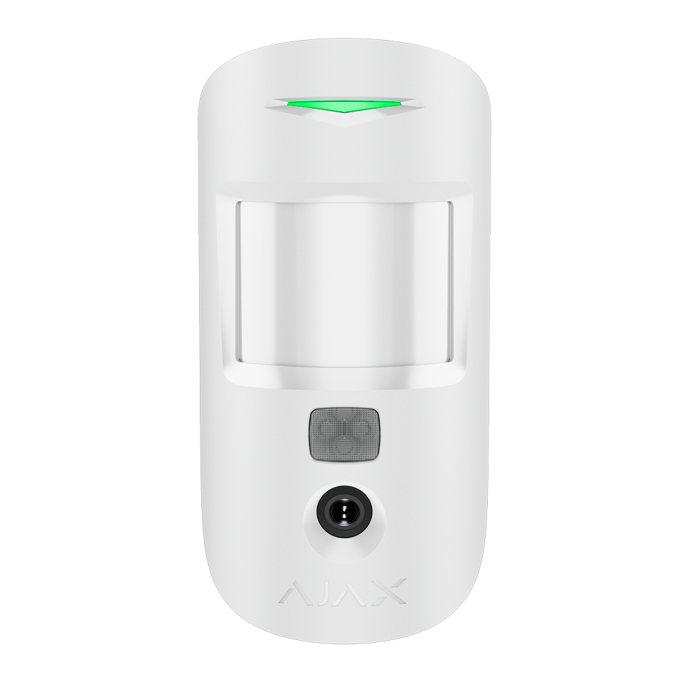 Photodétecteur PhOD - Certifié NFA2P et Grade 2 - Photo à la demande (PhOD) - Ajax Superior - Support avec vis de fixation - Envoi d'images jusqu'à VGA (640x480) - Sans fil 868 MHz Jeweller - Plage de détection 12m