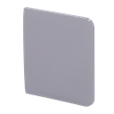Panneau tactile pour un interrupteur d'éclairage - Compatible avec AJ-LIGHTCORE-1G / -2W - Rétro-éclairage LED - Panneau tactile latéral sans contact - Couleur Gris - Ajax - LightSwitch SideButton