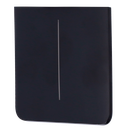 Panneau tactile pour double interrupteur d'éclairage - Compatible avec AJ-LIGHTCORE-2G-VERT - Rétro-éclairage LED - Panneau tactile latéral sans contact - Couleur noir - Ajax - LightSwitch SideButton Vertical