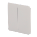 Panneau tactile pour double interrupteur d'éclairage - Compatible avec AJ-LIGHTCORE-2G - Rétro-éclairage LED - Panneau tactile latéral sans contact - Couleur huître - Ajax - LightSwitch SideButton
