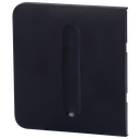 Panel táctil para interruptor de luz regulable - Compatible con AJ-LIGHTCORE-DIMMER-VERT - Retroiluminación LED - Panel táctil lateral sin contacto - Color negro - Ajax - LightSwitch SideButton (Dimmer)