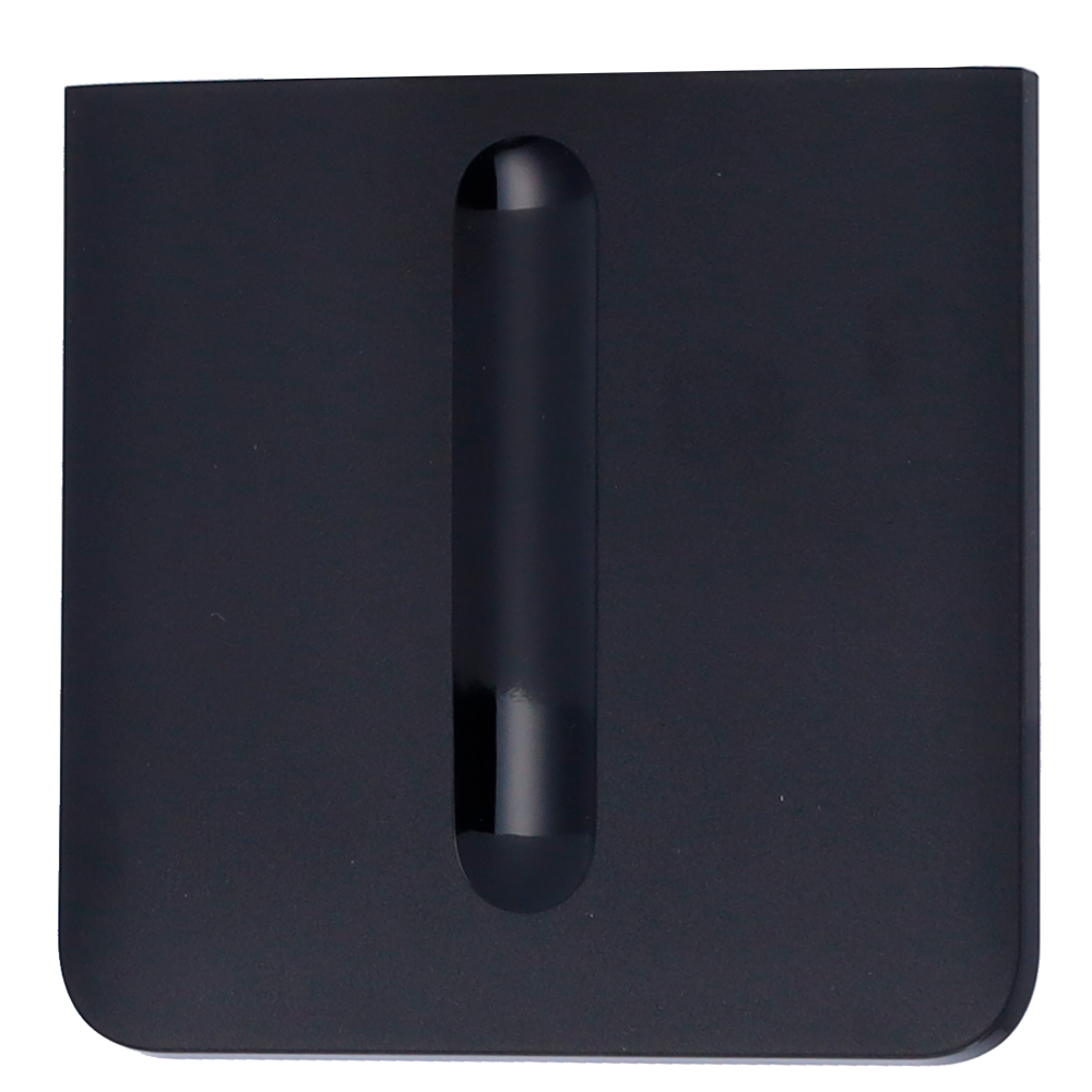 Panel táctil para interruptor de luz regulable - Compatible con AJ-LIGHTCORE-DIMMER-VERT - Retroiluminación LED - Panel táctil lateral sin contacto - Color negro - Ajax - LightSwitch SideButton (Dimmer) Vertical