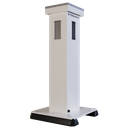 Tour de protection périmétrique 360º - Alimentation en énergie solaire / Vérification des photos -  Panneau solaire et régulateur MPPT inclus - Base avec 2 blocs anti-vibration  - Connexion pour la batterie de secours au plomb 12 V - Compatible avec Ajax