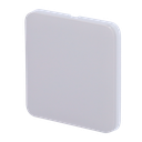 Panneau tactile pour un interrupteur d'éclairage - Compatible AJ-LIGHTCORE-1G / -2W - Rétro-éclairage LED - Clavier tactile sans contact - Couleur brouillard - Ajax - LightSwitch SoloButton