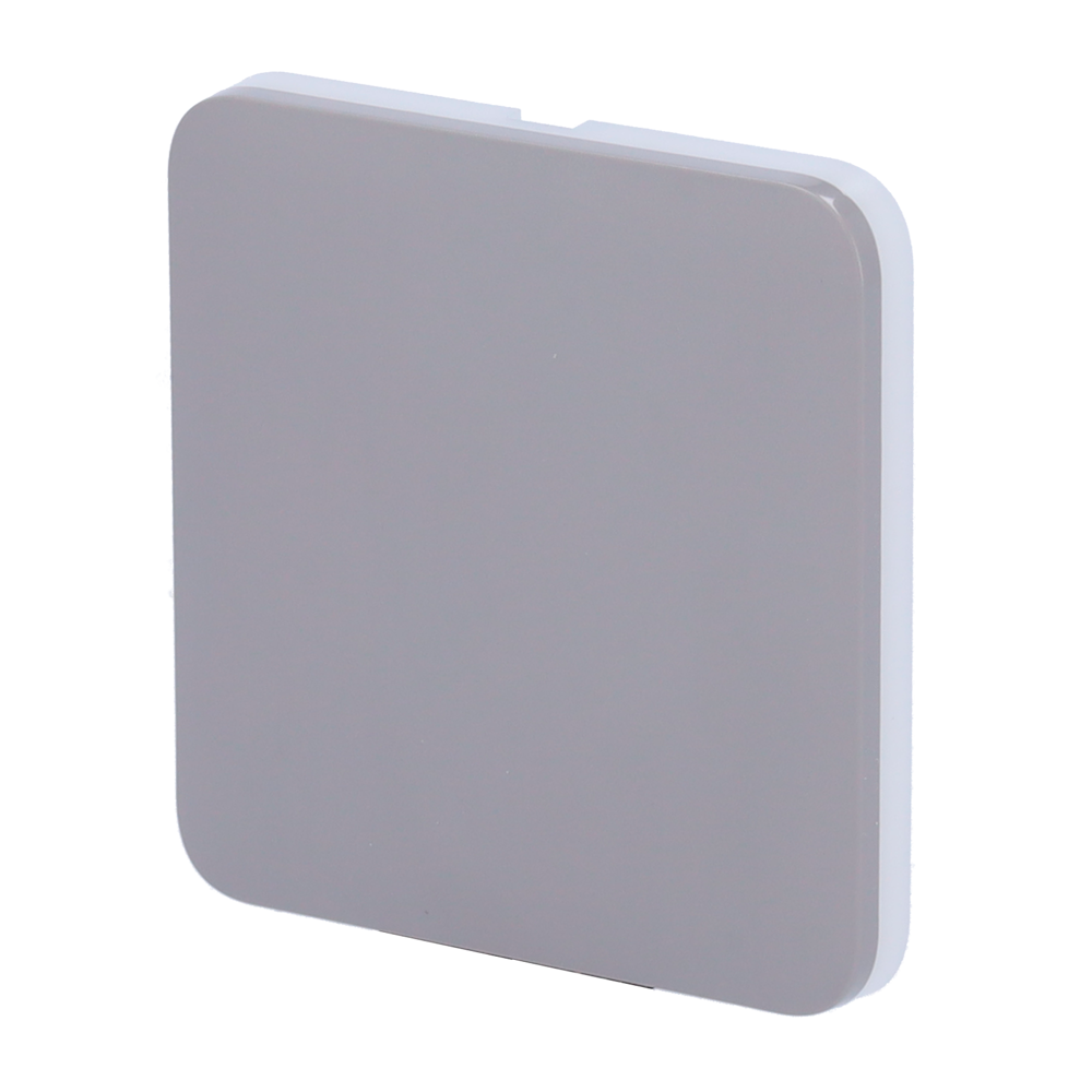 Panneau tactile pour un interrupteur d'éclairage - Compatible AJ-LIGHTCORE-1G / -2W - Rétro-éclairage LED - Clavier tactile sans contact - Couleur Gris - Ajax - LightSwitch SoloButton