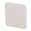Panneau tactile pour un interrupteur d'éclairage - Compatible AJ-LIGHTCORE-1G / -2W - Rétro-éclairage LED - Clavier tactile sans contact - Couleur ivoire - Ajax - LightSwitch SoloButton