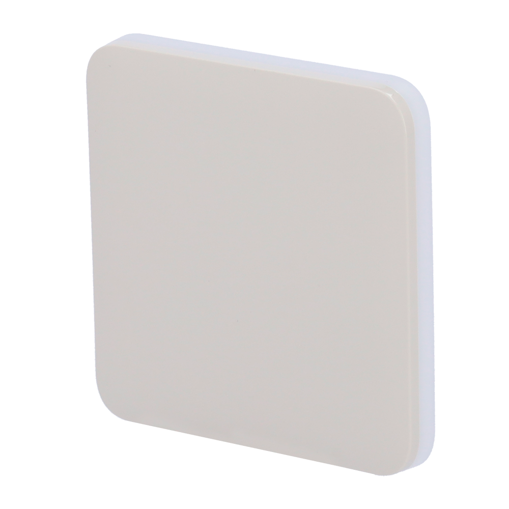 Panneau tactile pour un interrupteur d'éclairage - Compatible AJ-LIGHTCORE-1G / -2W - Rétro-éclairage LED - Clavier tactile sans contact - Couleur huître - Ajax - LightSwitch SoloButton