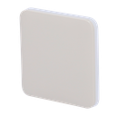 Panneau tactile pour un interrupteur d'éclairage - Compatible AJ-LIGHTCORE-1G / -2W - Rétro-éclairage LED - Clavier tactile sans contact - Couleur huître - Ajax - LightSwitch SoloButton