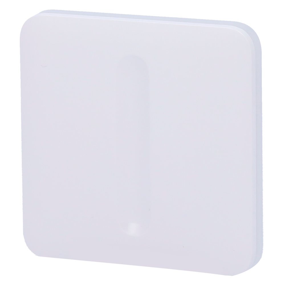 Panel táctil para interruptor de luz regulable - Compatible con AJ-LIGHTCORE-DIMMER - Retroiluminación LED - Panel táctil sin contacto - Color blanco - Ajax - LightSwitch SoloButton (Dimmer)