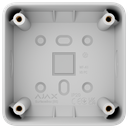 Caja de montaje para un dispositivo - Uso interiores - Compatible con AJ-SOLOBUTTON o AJ-SOLOCOVER - Factor de forma europeo 55 - Colo blanco