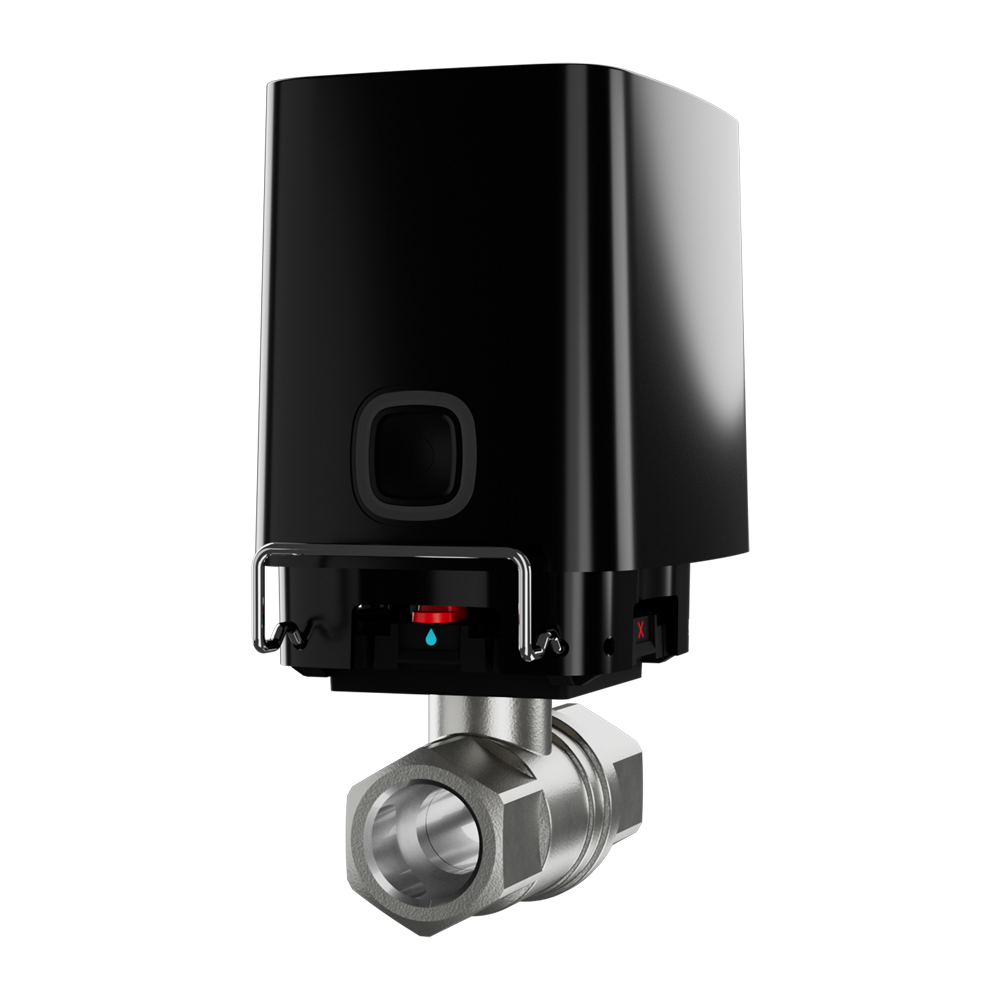 Electrovanne de fermeture de l'eau - Valve Bonomi de 3/4" (DN 20)) - Compatible avec les canalisations d'eau chaude et froide - Fermeture de la vanne en moins de 5 secondes - Prise en charge des scénarios d'automatisation - Alimentation 4 batteries CR123A ou à 7,5~14 VDC