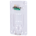 Prise en charge du clavier filaire - Compatible avec FIBRA-KEYPAD-W - Y compris les bornes de connexion - Installation facile - Plastique ABS - Couleur blanche