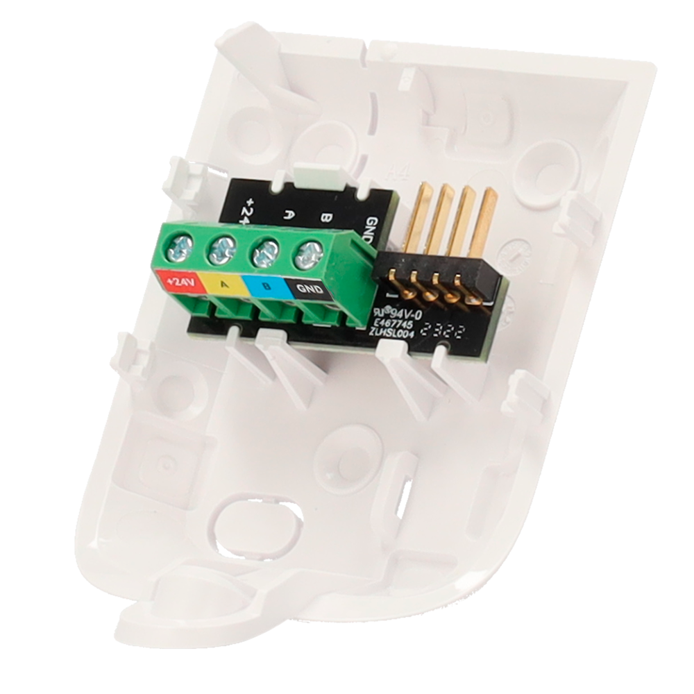 Support pour détecteurs de mouvement câblés - Compatible avec: FIBRA-MOTIONPROTECT-W,  - FIBRA-MOTIONPROTECTPLUS-W et FIBRA-COMBIPROTECT-W - Y compris les bornes de connexion - Plastique ABS - Couleur blanche
