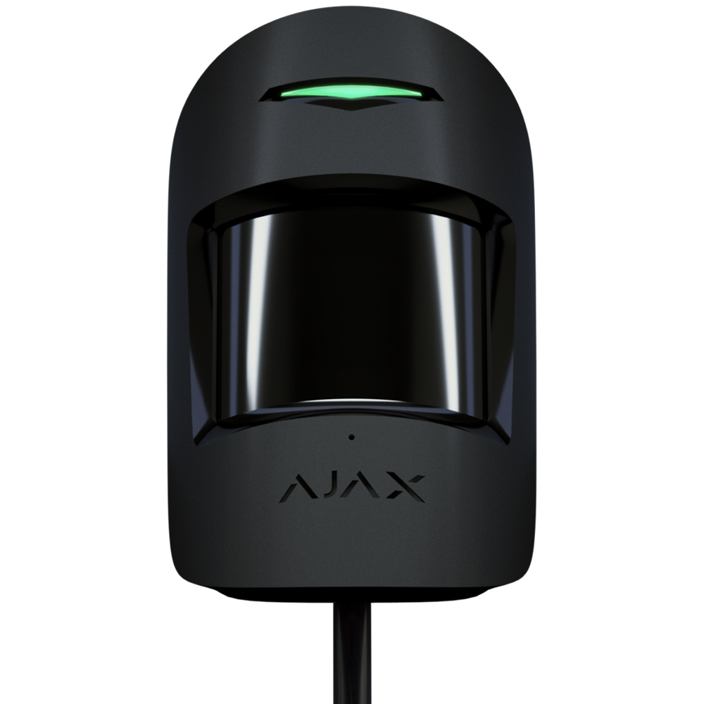 Double détecteur - Certification NFA2P et grade 2 - Détecteurs PIR et de bris de glace  - Protocole Fibra - Plage de détection PIR 12 m / Anti-animaux domestiques - Zone de détection de bris de vitre 9 m - Sensibilité réglable en 3 niveaux