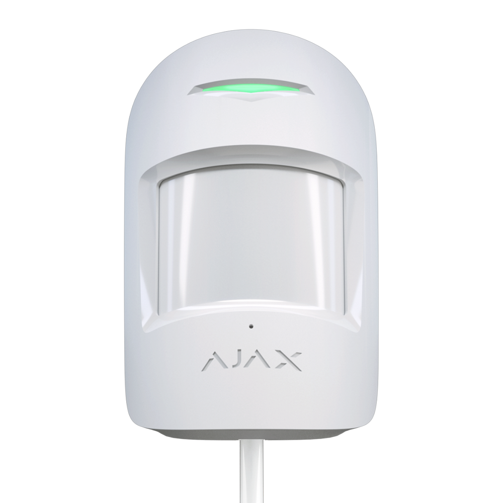 Détecteur double avec certificat NFA2P et grade 2 - Détecteur PIR de mouvement et de bris de vitre - Protocole Fibra - Plage de détection PIR 12 m / Anti-animaux domestiques - Zone de détection de bris de vitre 9 m