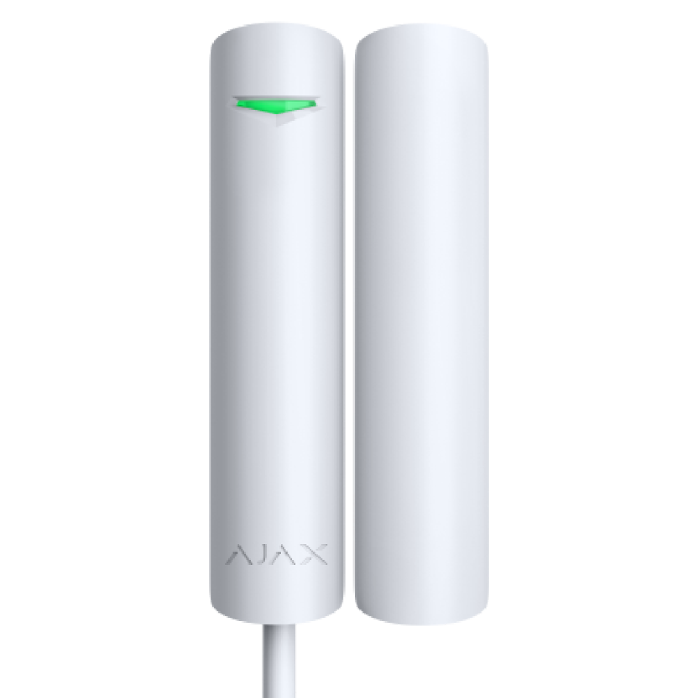 Contact magnétique - Certifié NFA2P et grade 2 - Détecteur d'impact et d'inclinaison - Portes et fenêtres - Protocole Fibra - 1 entrée pour capteur filaire NC