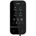Clavier à écran tactile IPS avec lecteur RFID - Armement/désarmement complet ou groupé - Contrôle des scénarios d'automatisation - Authentification: codes, lecteur RFID ou Bluetooth - Connexion filaire et alimentation électrique externe à 12VDC - Certifié Grade 3