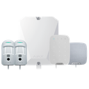 Kit d'alarme professionnelle - Certifié Grade 2 - Communication Ethernet et double SIM 4G - Protocoles Jeweller, Wings et Fibra - Inclus: panneau hybride, clavier, - sirène intérieure et 2 PIRCAMs