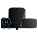 Kit d'alarme professionnelle - Certifié Grade 2 - Communication Ethernet et double SIM 2G - Protocoles Jeweller, Wings et Fibra - Inclus: panneau hybride, 2 PIRCAMs câblés, - clavier avec lecteur RFID et sirène sans fil