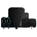 Kit d'alarme professionnelle - Certifié Grade 2 - Communication Ethernet et double SIM 4G - Protocoles Jeweller, Wings et Fibra - Inclus: panneau hybride, 2 PIRCAMs câblés, - Sirène intérieure et clavier à écran tactile