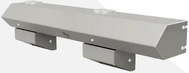 Double verrous DS3010 dans un même carter à pêne rétractable NF S 61-937-13 2 vantaux Double Tension 24Vcc-48Vcc