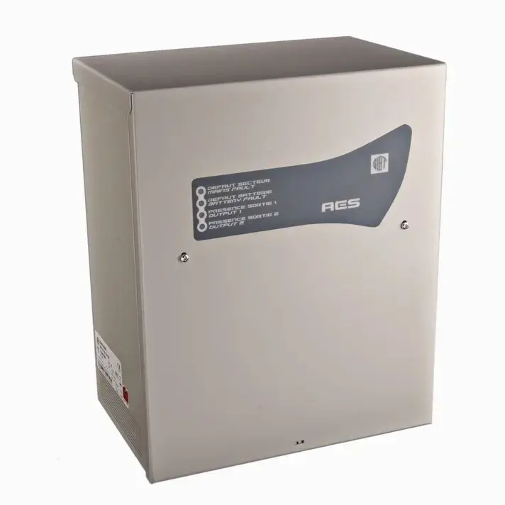 Alimentation AES EAE 48V 3A C38 AB 12AH coffret (livrée avec 4 batteries 12V/12Ah) -certifiée NF SSI. (anc. Réf : 80640)
