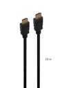 Câble HDMI 2.0. UHD 4K@60Hz. 18 Gbps. CCS. 26+28 AWG. 20 m.