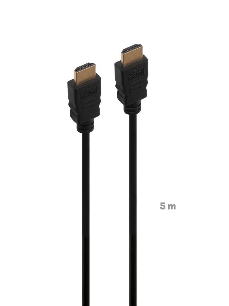 Câble HDMI 2.0. UHD 4K@60Hz. 18 Gbps. Cu. 30 AWG. 5 m.