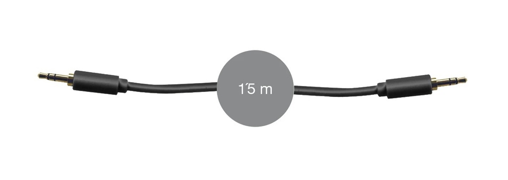 Câble signal d’audio Jack 3'5 mm stéréo mâle à Jack 3'5 mm stéréo mâle