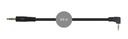 Câble signal d’audio Jack 3'5 mm stéréo mâle à Jack 3'5 mm stéréo mâle 90°