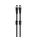 Câble d'antenne TV/Vidéo coaxial mâle vers antenne TV/Vidéo coaxial femelle