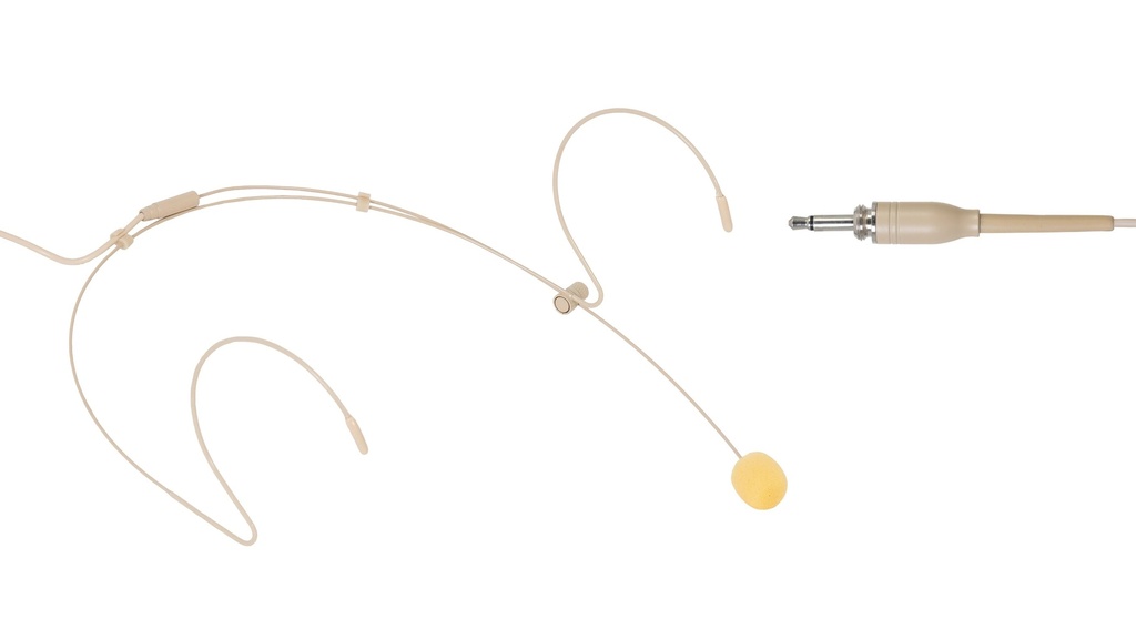 Microphone de serre-tête couleur chair