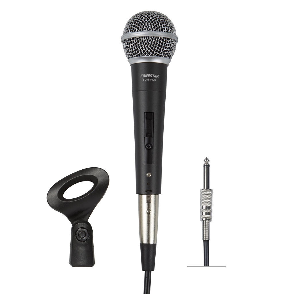 Microphone dynamique unidirectionnel à main