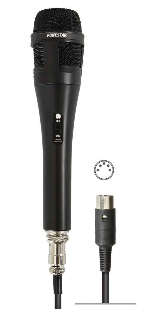 Microphone dynamique unidirectionnel à main