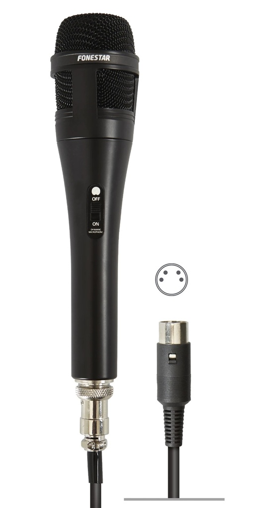 Microphone dynamique unidirectionnel à main