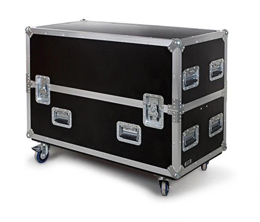 Caisse de transport pour 2 TV avec 2 supports