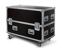 Caisse de transport pour 2 TV avec 2 supports