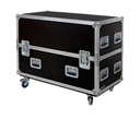 Caisse de transport pour 2 TV avec 2 supports