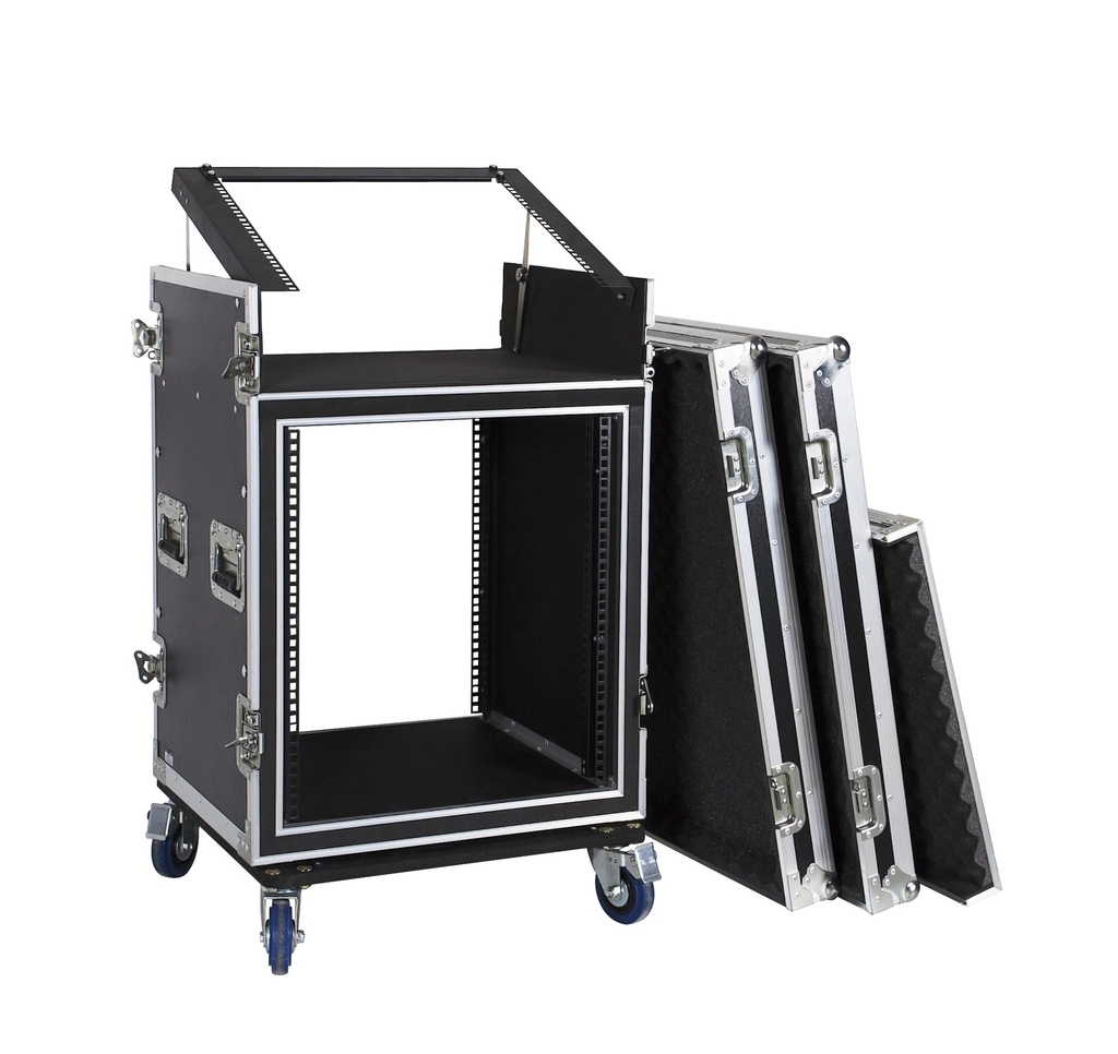 Meuble rack flight case 19’’ anti-chocs