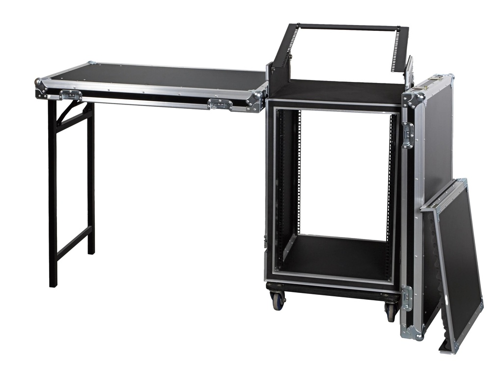 Meuble rack flight case 19" anti-chocs